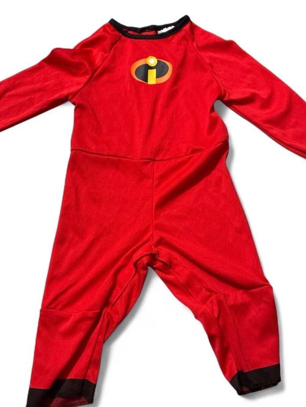 Disney Red and Black Superhero Jumpsuit with Incredibles Logo